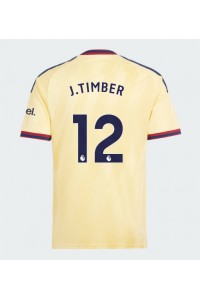 Arsenal Jurrien Timber #12 Jalkapallovaatteet Kolmaspaita 2026-27 Lyhythihainen